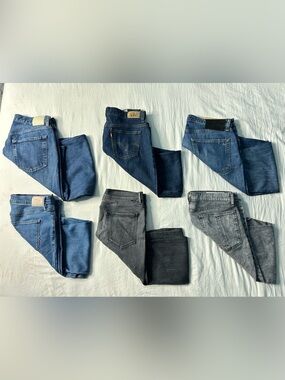 6-Pair Premium Designer Women’s Denim Bundle | Size 30-32 | $1,100+ Retail